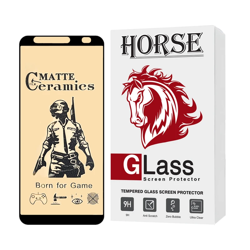 محافظ صفحه نمایش مات هورس مدل CERAMICH مناسب برای گوشی موبایل سامسونگ Galaxy A8 Plus / A6 Plus / J8 / J4 Plus / J4 Core / J8