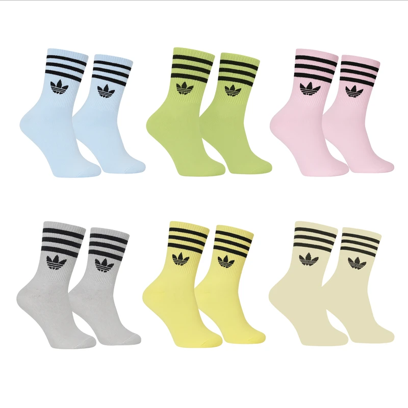 جوراب ساق کوتاه زنانه مدل NK0P بسته 6 عددی