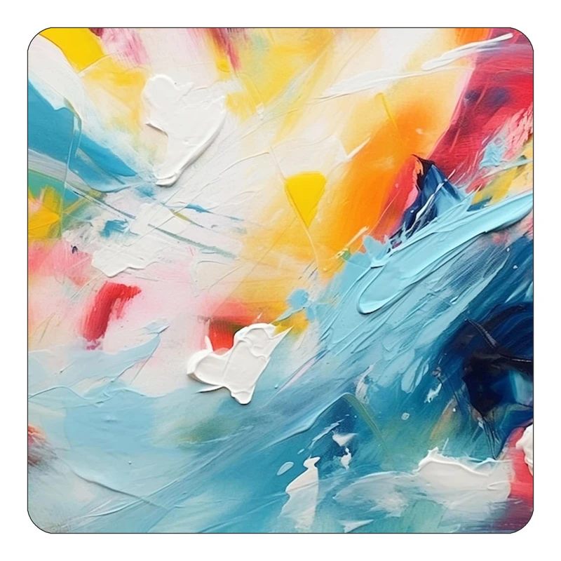 مگنت کاکتی طرح نقاشی رنگ روغن مدل mp71772