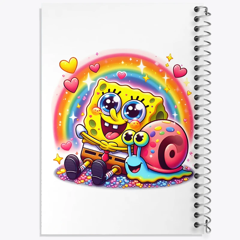 دفتر مشق 100 برگ خندالو طرح باب اسفنجی کد F5439