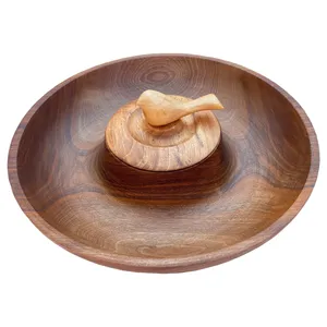 ظرف سرو چوبی مدل d306