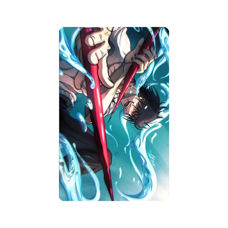 استیکر کارت مدل انیمه طرح جوجوتسو کایسن توجی فوشیگورو Jujutsu Kaisen Toji Fushiguro کد 5252