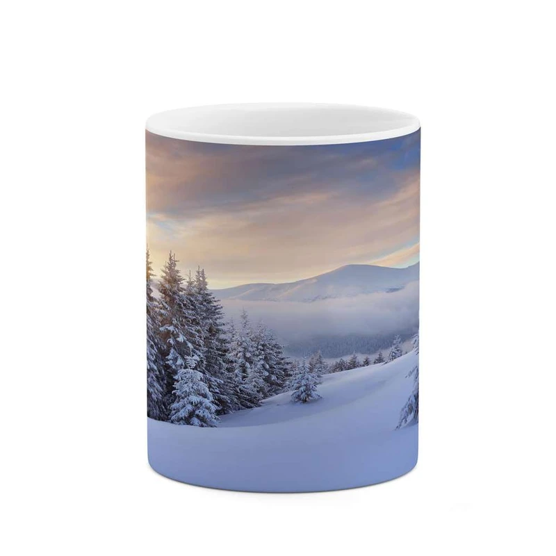 ماگ کاکتی مدل منظره برفی کد mgh14861