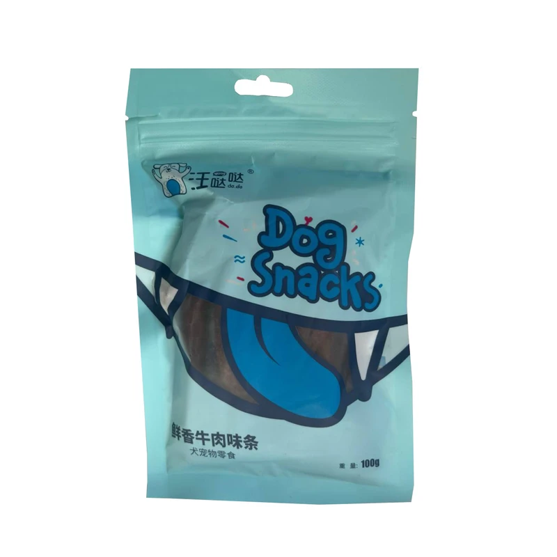 غذای تشویقی سگ مدل داگ اسنک گوشت وزن 100 گرم