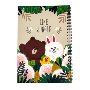 دفتر مشق 80 برگ مدل لاین فرندز