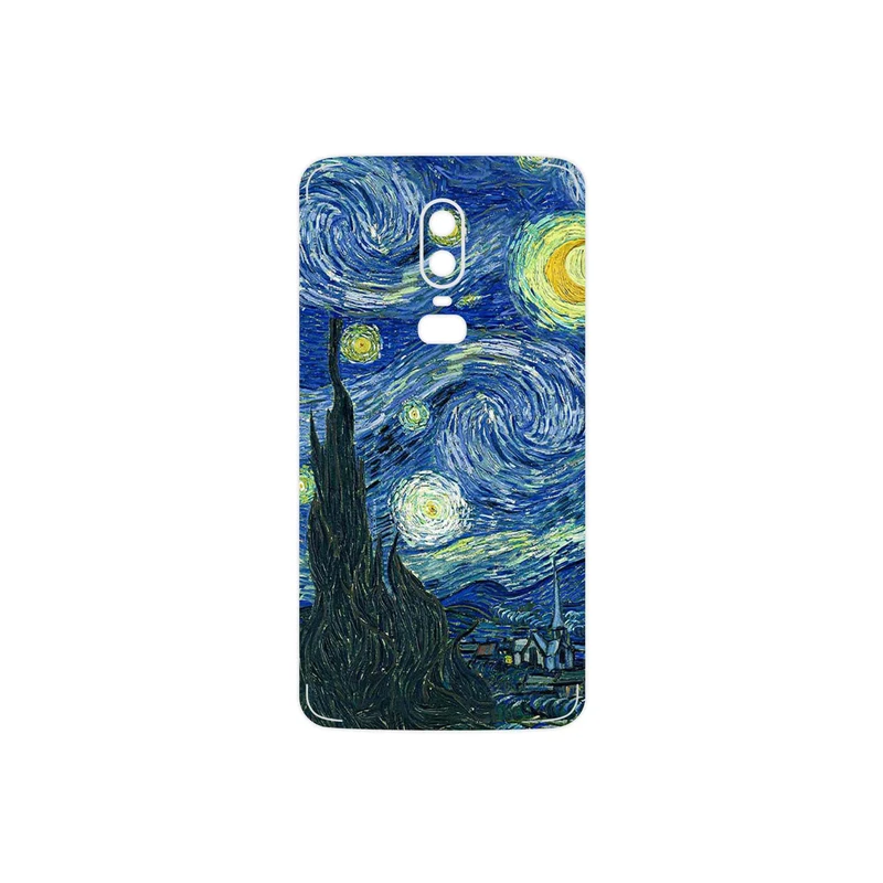 برچسب پوششی ماهوت مدل The Starry Night of van Gogh مناسب برای گوشی موبایل وان پلاس 6