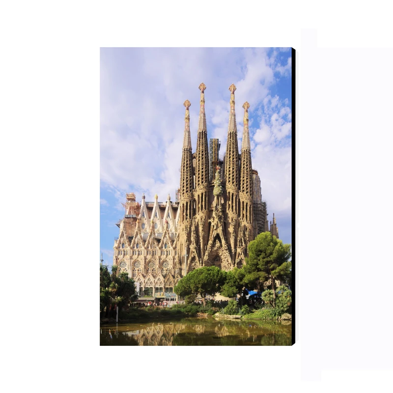 تابلو شاسی عرش طرح گردشگری اسپانیا مدل کلیسای ساگرادا فامیلیا کد As6464