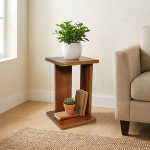 استند گلدان چوبی دایان مدل کد 20 با ابعاد 20x20x30 سانتیمتر و وزن 2000 گرم، ارسال به صورت مونتاژ شده