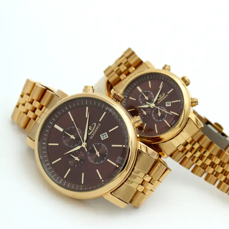 ست ساعت مچی عقربه ای زنانه و مردانه الگانس مدل WS-53