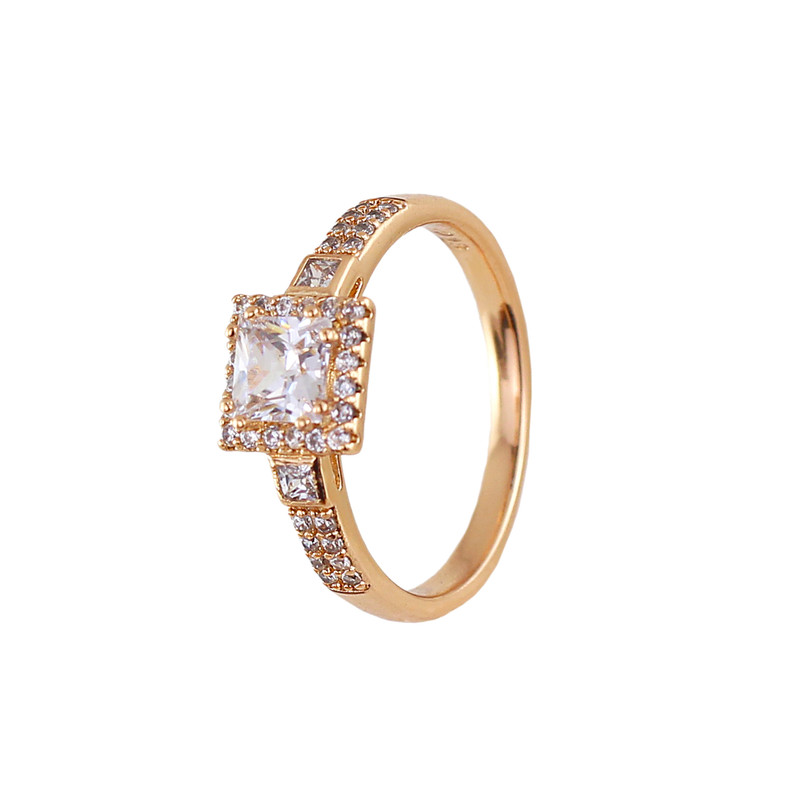 انگشتر زنانه ژوپینگ مدل سولیتر کد L466