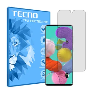 Transparent Tecno screen protector HyGEL model suitable for Samsung Galaxy A51 mobile phones