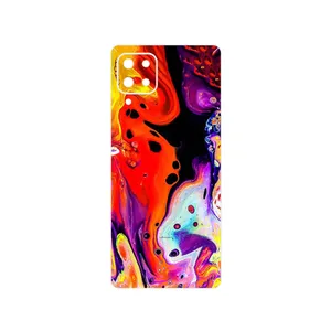 MAHOOT Abstract Oil Art Cover Sticker for Samsung Galaxy M62