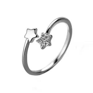 انگشتر زنانه مدل ستاره 