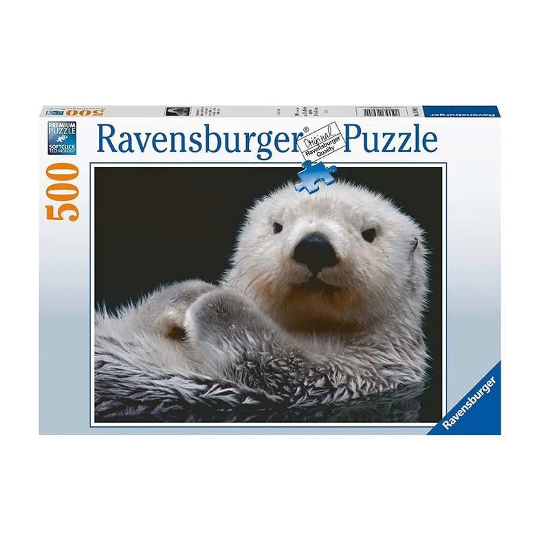 پازل 500 تکه راونزبرگر مدل Sweet Little Otters کد 16980