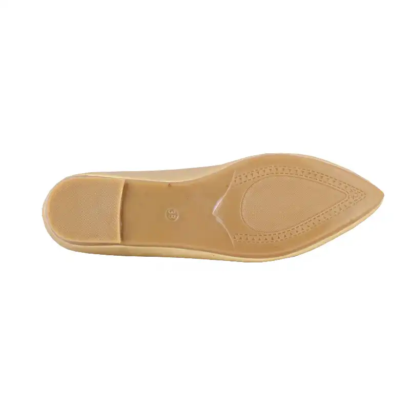 کفش زنانه مدل 159012111 پنجه باریک رنگ طلایی