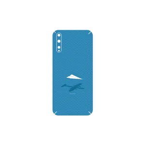 MAHOOT Minimal Paper Airplane Cover Sticker for Huawei Y8p