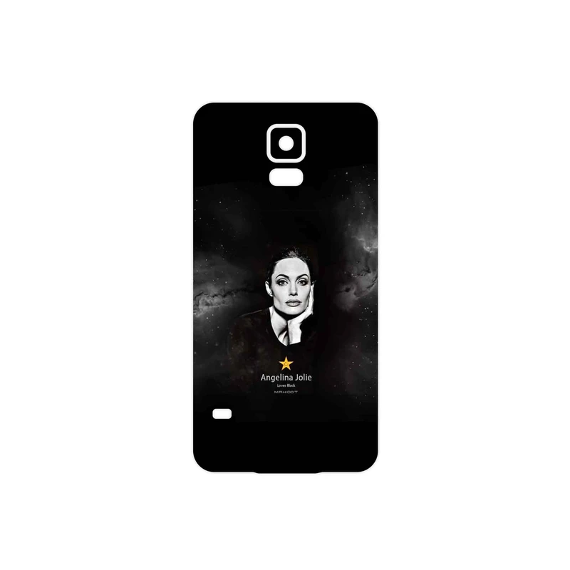 برچسب پوششی ماهوت مدل Angelina Jolie مناسب برای گوشی موبایل سامسونگ Galaxy S5