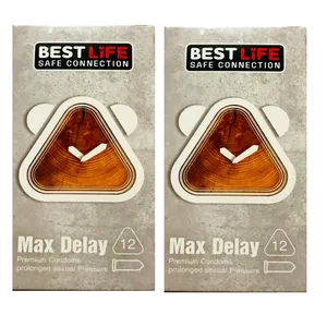 کاندوم بست لایف مدل Max Delay مجموعه 2 عددی