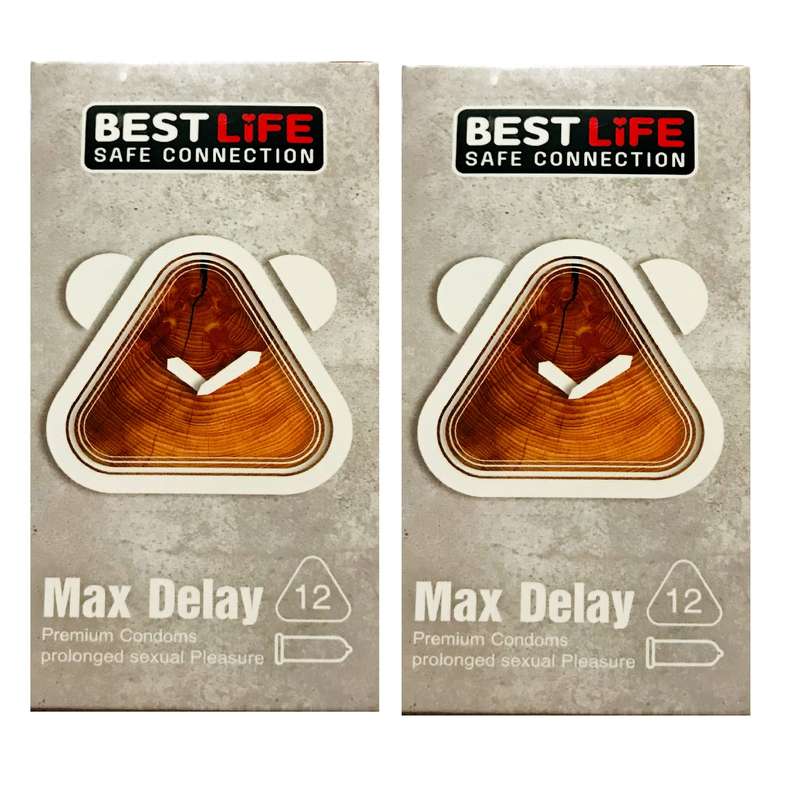 کاندوم بست لایف مدل Max Delay مجموعه 2 عددی