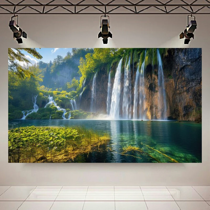 پوستر طرح آبشار مدل دریاچه کد AR303482