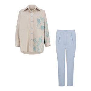 مانتو و شلوار زنانه السانا مدل صوما کد 228222