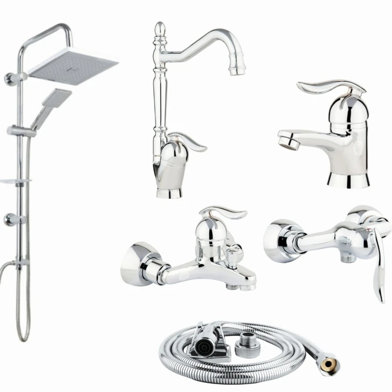 ست شیرالات رز مدل ونیز لایت مجموعه 6 عددی