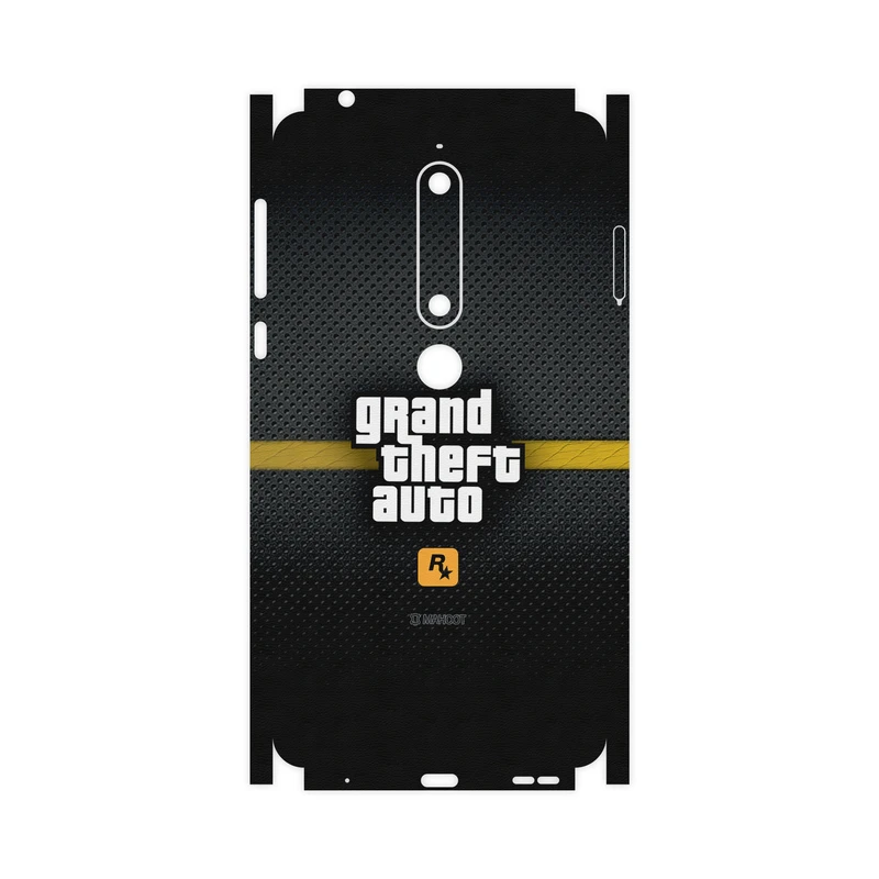 برچسب پوششی ماهوت مدل GTA-Game-FullSkin مناسب برای گوشی موبایل نوکیا 6.1