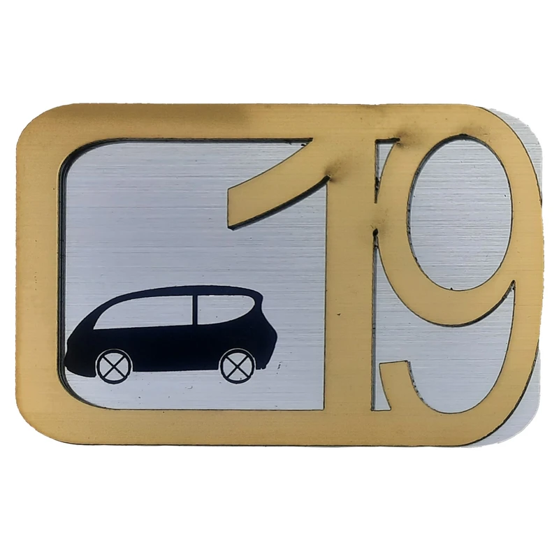 برچسب نشانگر مدل پلاک شماره درب و انبار و پارکینگ KH10*6 