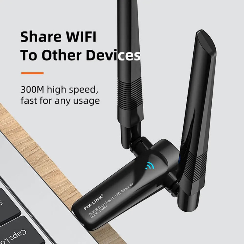 USB کارت شبکه پیکس لینک مدل UAX04