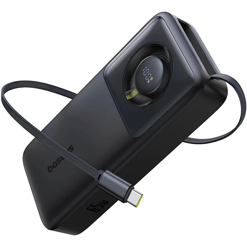 پاوربانک بیسوس مدل 65W NOMOS ظرفیت 20000 هزار میلی آمپر همراه با کابل USB-C