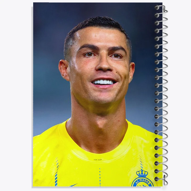 دفتر مشق 100 برگ خندالو طرح کریستیانو رونالدو کد 36407