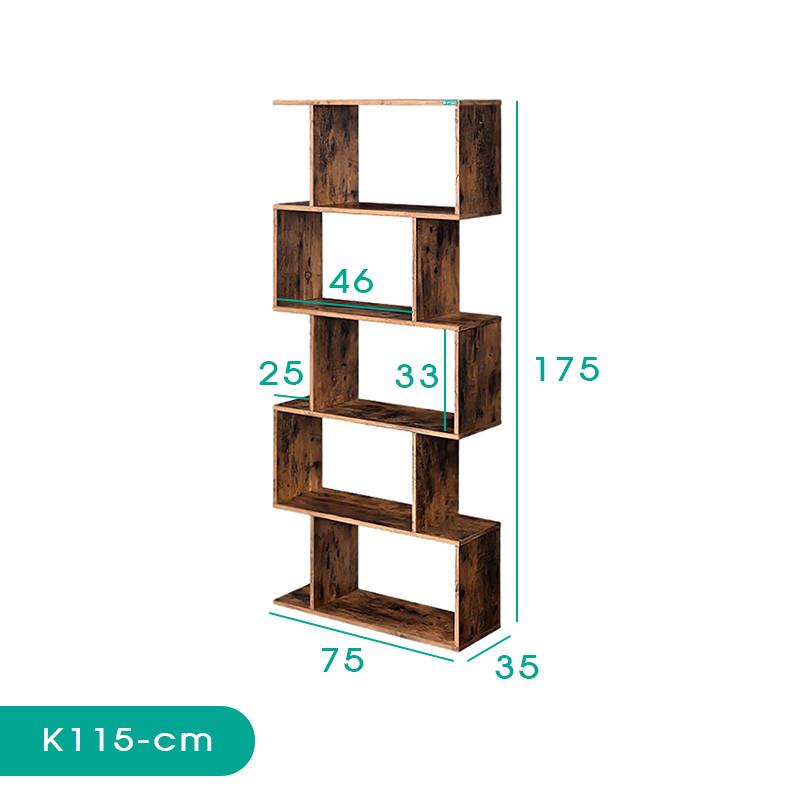 کتابخانه اسمردیس مدل K115 - MDF