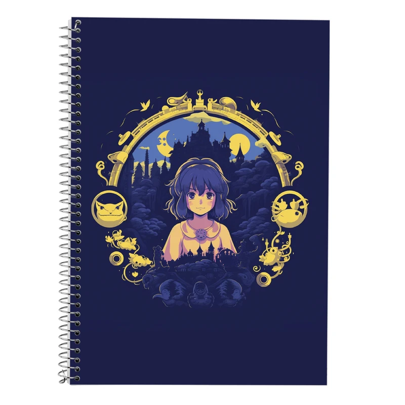 دفتر لغت 50 برگ مدوپد طرح Ghibli کد DF2364