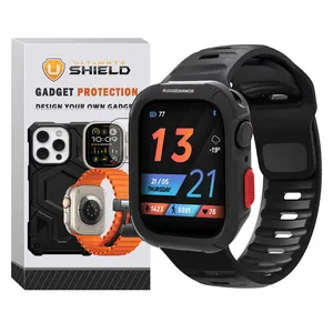 Ultimate Shield SPG Rugged Band for Apple Watch Series SE2021/7/8/9 size 45mm with cover