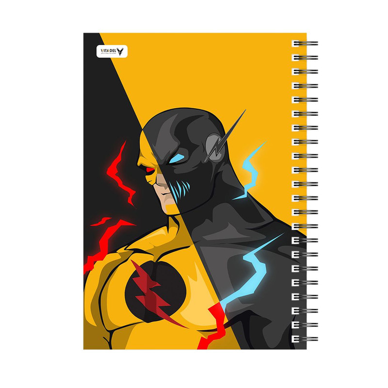 دفتر 120 برگ ویتادل طرح فلش مدل 8