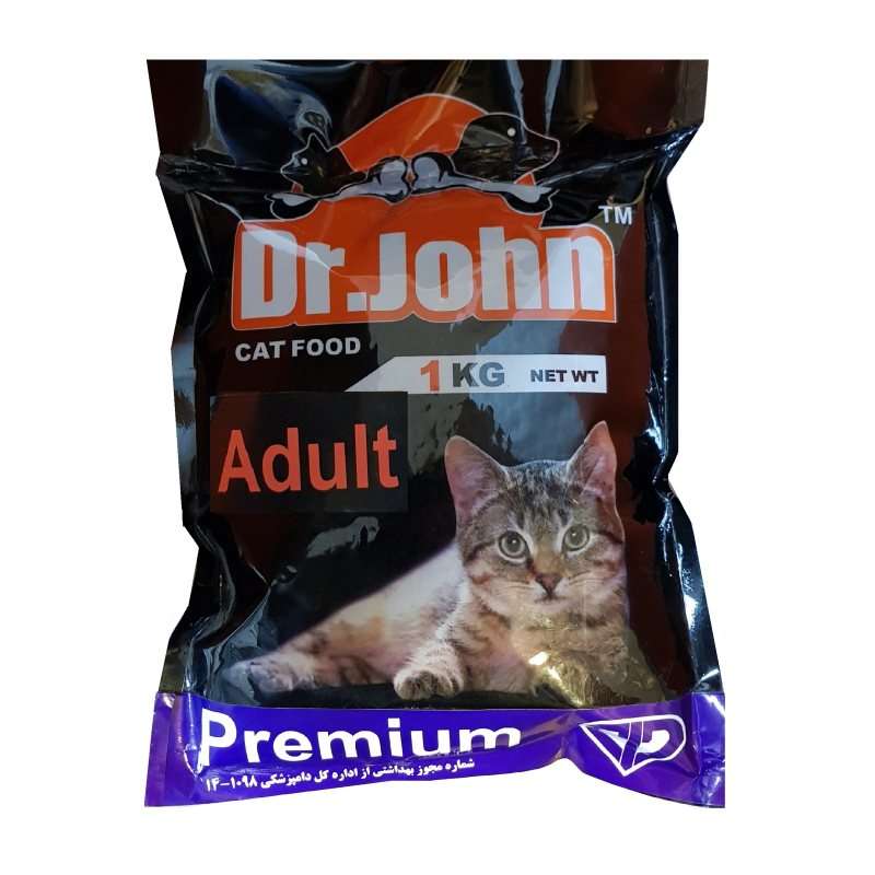 غذا خشک دکترجان مدل Premium Adult وزن 1 کیلوگرم