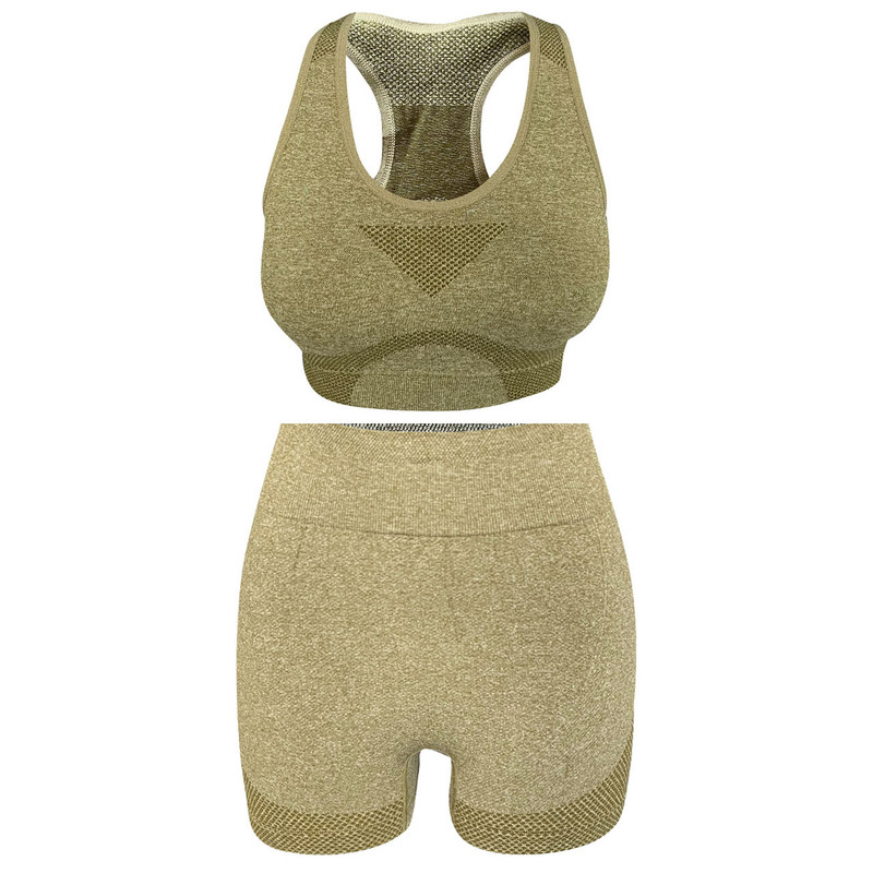 ست نیم تنه و شلوارک ورزشی زنانه کد 54