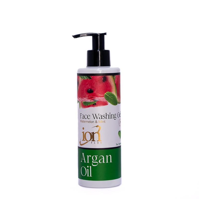 ژل شست و شوی صورت آیون پلکس مدل آرگان مناسب پوست نرمال حجم 250 میلی لیتر