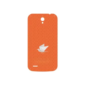 MAHOOT Minimalist origami bird Cover Sticker for Huawei Ascend G610