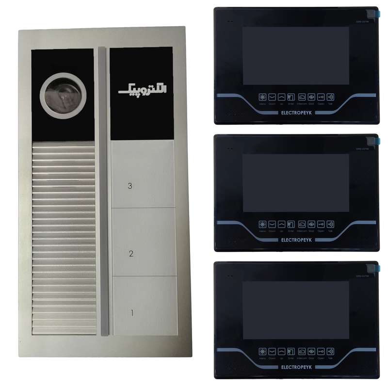 دربازکن تصویری الکتروپیک مدل 1090 کد 1059 مجموعه 4 عددی