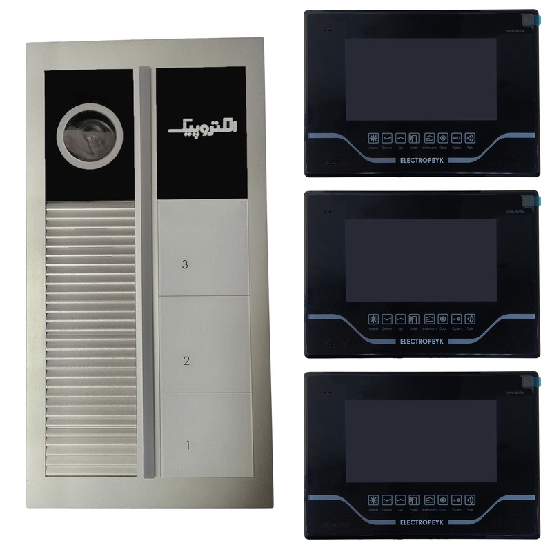 دربازکن تصویری الکتروپیک مدل 1090 کد 1059 مجموعه 4 عددی