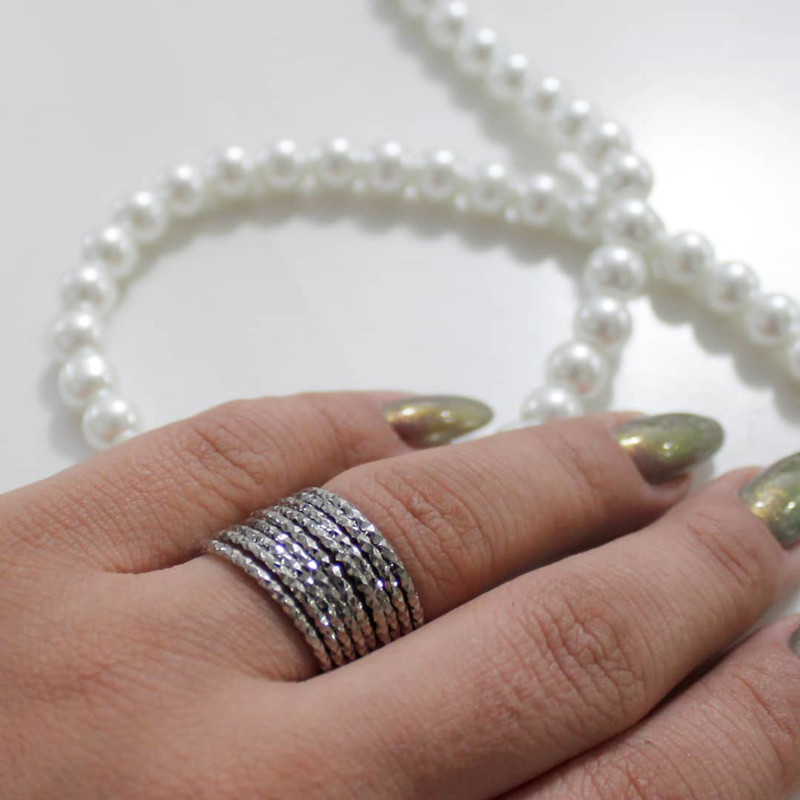 بند انگشتی زنانه کد RKH_1296 مجموعه 9 عددی بند انگشتی زنانه کد RKH_1296 مجموعه 9 عددی