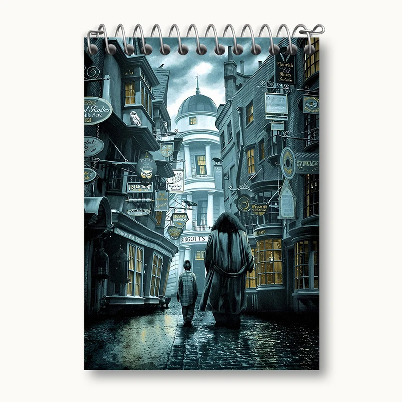 دفتر یادداشت 50 برگ خندالو طرح هری پاتر (Harry Potter) کد N2652