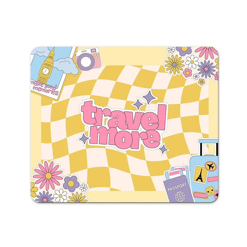 ماوس پد مدل فانتزی طرح مسافرتی کد 172