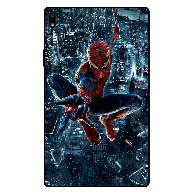 کاور مگافون طرح اسپایدرمن مدل 8282 مناسب برای تبلت لنوو Tab 4 8.0 Plus