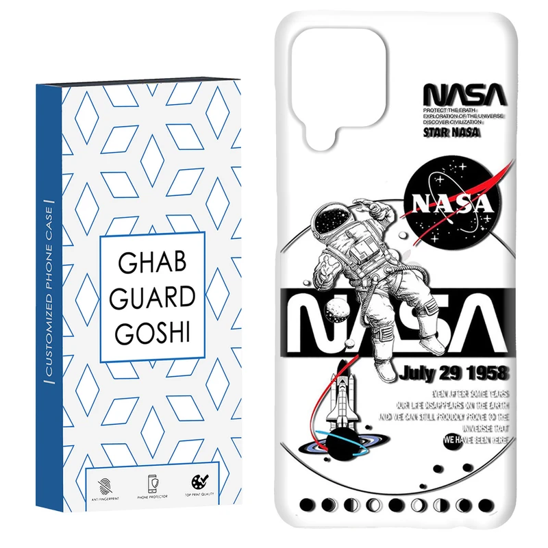 کاور قاب گارد گوشی طرح ناسا کد Dimo-555 مناسب برای گوشی موبایل سامسونگ Galaxy A12 / Galaxy M12