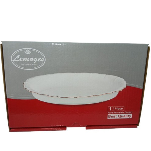 ظرف سرو لمونژ طرح بیضی