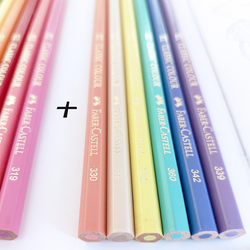 مداد رنگی 18 رنگ فابر کاستل مدل Pastel