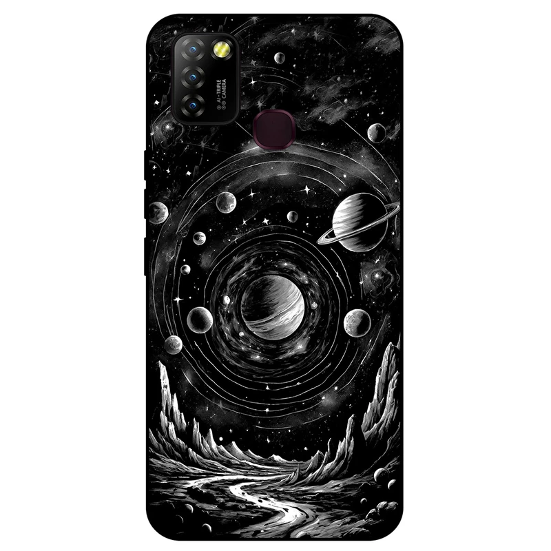 کاور مگافون طرح مریخ مدل 7424 مناسب برای گوشی موبایل اینفینیکس Hot 10 Lite