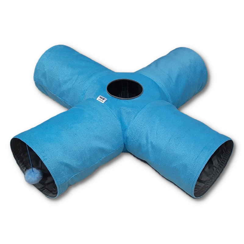 اسباب بازی گربه آدریاناپت مدل تونل چهار شاخه حفره دار